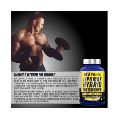 Bionova Lipo Max Hybrid Fat Burner 90 no.s Unflavoured