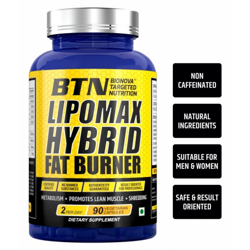 Bionova Lipo Max Hybrid Fat Burner 90 no.s Unflavoured