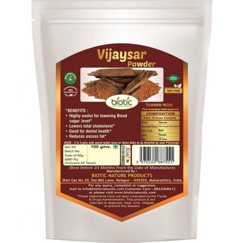 Biotic Vijaysar Powder Powder 400 gm