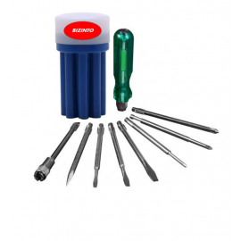 Bizin 8 Pcs Tester Screwdriver Hand Tool Kit Set (For Home Use)