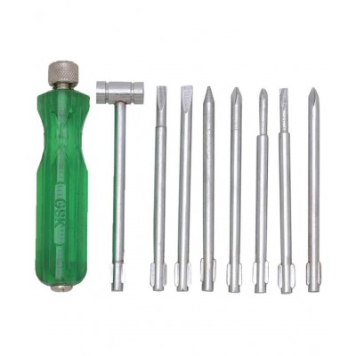Bizin 8 Pcs Tester Screwdriver Hand Tool Kit Set (For Home Use)