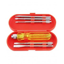 Bizinto-5-Pieces Screwdriver Kit / Screwdriver Set For Home Use/ For Multipurpose Application (S-6, Multicolor)