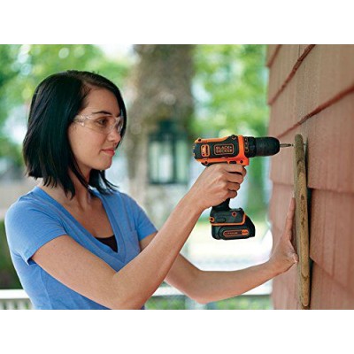 Black & Decker - BDCD12 100W 9 mm Cordless Drill Machine with Bits