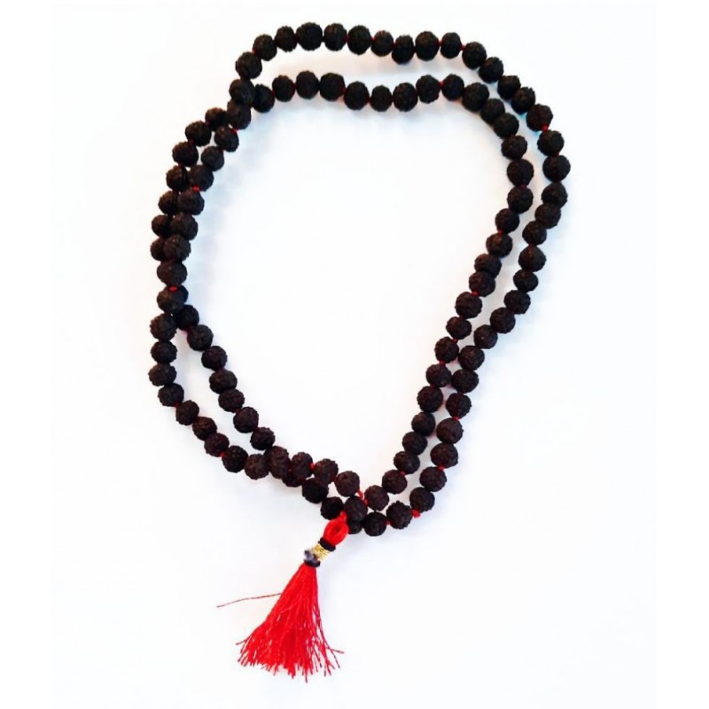 Black 5 Mukhi Rudraksha 4mm