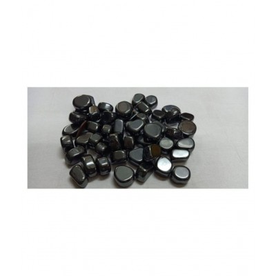 Black Hematite Natural Agate Tumble Stone