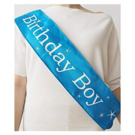 Blooms  Birthday  Boy Sash