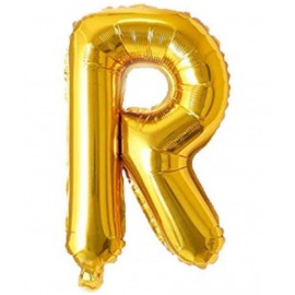 Blooms  Unique Alphabet Foil Balloon -R (Golden)