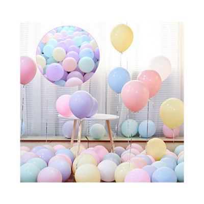 Blooms Bright 100 Pcs multicolor Balloon
