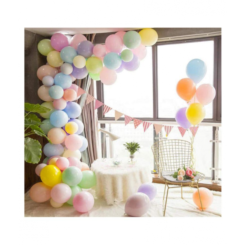 Blooms Bright 100 Pcs multicolor Balloon