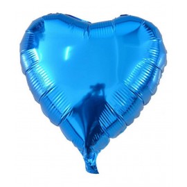 Blooms Heartbeat Heart shape Foil Balloon ( Blue)