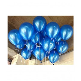 Blue HD Metailic Ballons (Pack Of 100)