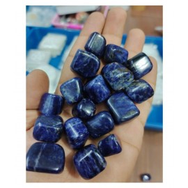 Blue Sodalite Natural Agate Tumble Stone (100 G)