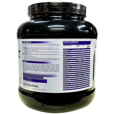 Body Core Science Anabolic Gainer Black 1 kg Mass Gainer Powder