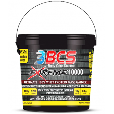Body Core Science Extreme 10000 Mass Gainer 5 kg Weight Gainer Powder Single Pack