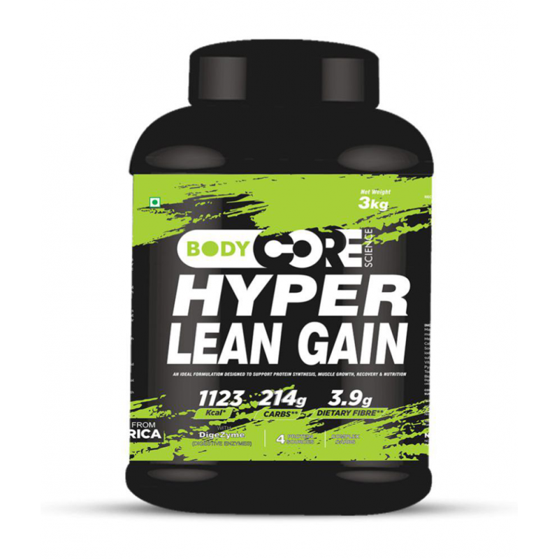 Body Core Science Hyper Lean Gainer 3 kg Mass Gainer Powder