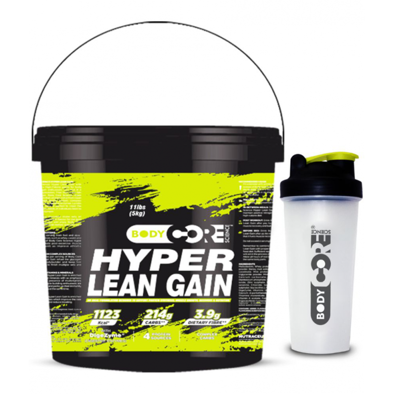 Body Core Science Hyper Lean Gainer 5 kg Mass Gainer Powder