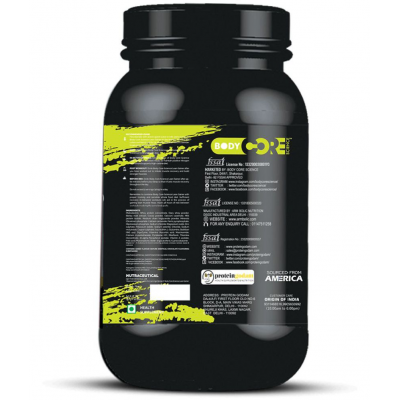 Body Core Science Hyper Lean Gainer Green 1 kg Mass Gainer Powder