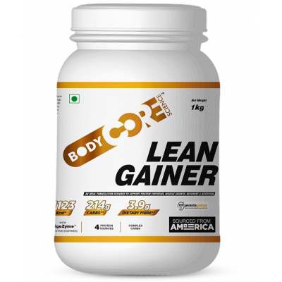 Body Core Science Lean Gaiener 1 kg Mass Gainer Powder