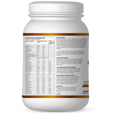 Body Core Science Lean Gaiener 1 kg Mass Gainer Powder