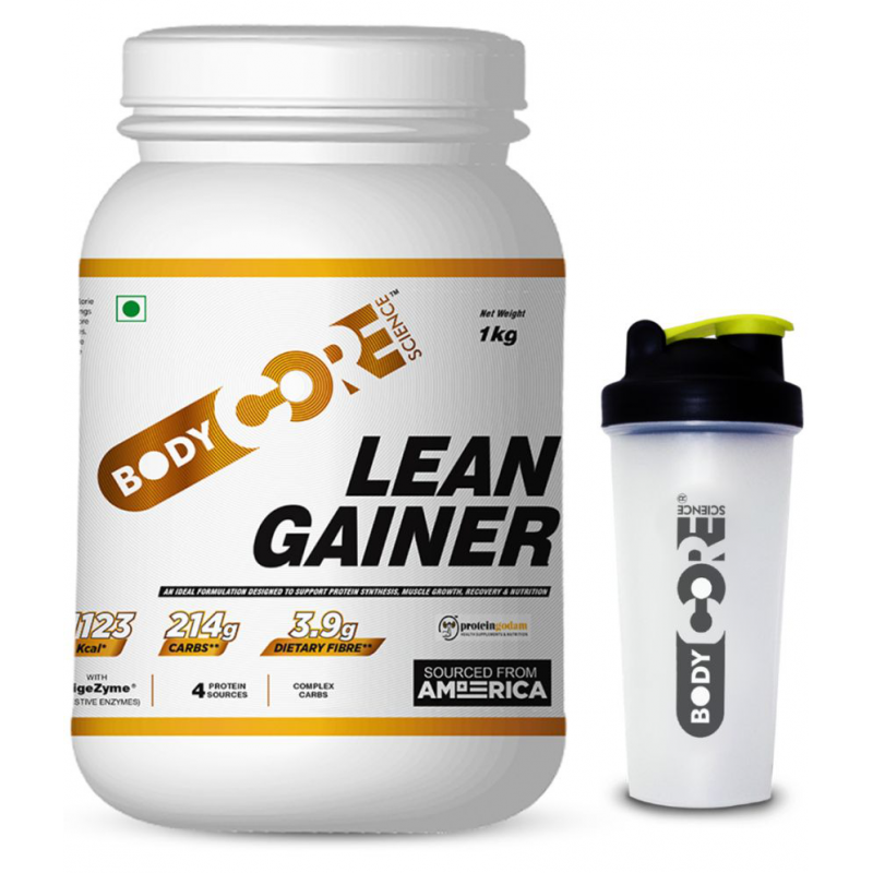 Body Core Science Lean Gaiener 1 kg Mass Gainer Powder