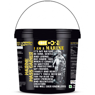 Body Core Science Marine Mass Gainer 5 kg Weight Gainer Powder Single Pack