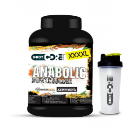 Body Core Science XXXXL Anabolic Muscle Builder With Shaker 3 kg Weight Gainer Powder Single Pack