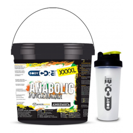 Body Core Science XXXXL Anabolic Muscle Builder With Shaker 5 kg Weight Gainer Powder Single Pack