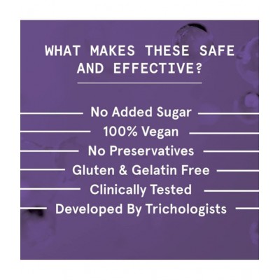 Bodywise Biotin Hair Gummies for Hair Fall | No Added Sugar | Multivitamins | Biotin Supplements for Stronger Hair | 60 Gummies Bodywise Biotin Hair Gummies for Hair Fall | No Added Sugar | Multivitamins | Biotin Supplements for Stronger Hair | 60 Gummies