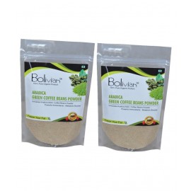 Bolivian Premium Quality Green Coffee Powder Pack of 2 50 gm Unflavoured Pack of 2