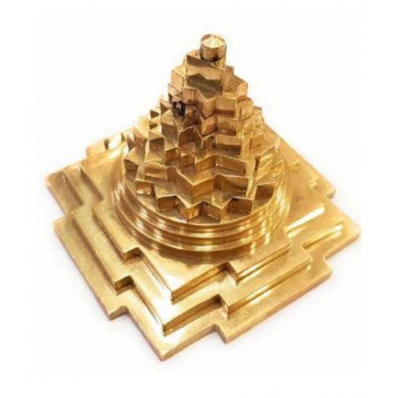 Brass Meru Shree/Shri Yantram for Diwali/Lakshmi Pooja Brass Yantra Brass Yantra  (Pack of 1)