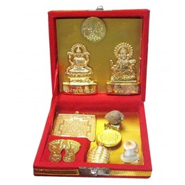 Brass Shri Kuber Dhan Laxmi Varsha Yantra -Set of 10 Brass Shri Kuber Dhan Laxmi Varsha Yantra -Set of 10
