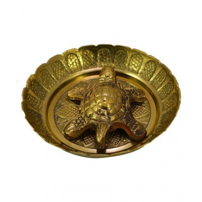Brass Tortoise Plate / tortoise plate Decorative Showpiece / Kachua / Tortoise Plate