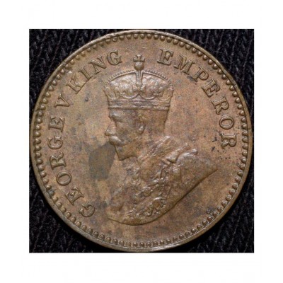 Bronze 1/12 Anna of George V (AD 1933) of Calcutta Mint BEAUTIFUL  Grade CUTE COIN