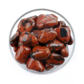 Brown Mahogany Obsidian Natural Agate Stone Tumble (100g) Brown Mahogany Obsidian Natural Agate Stone Tumble (100g)