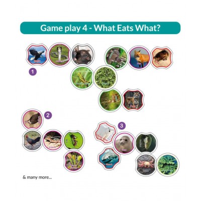 Butterflyfields Learn to Spell Toys for Age 3+ Boys Girls | Animals with 60 Pictures, 60 Letters | 50+ Crossword Puzzles with Guide Book & Word Building Games & Spelling Puzzles