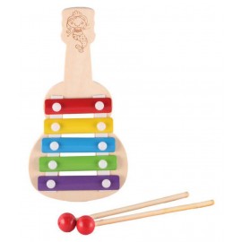 BuzyKart Eco-Friendly Guitar Shaped Xylophone Toy BuzyKart Eco-Friendly Guitar Shaped Xylophone Toy