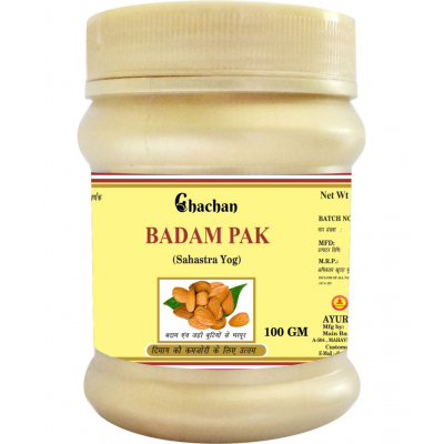 CHACHAN BADAM PAK 100 GM Powder 200 gm Pack Of 2