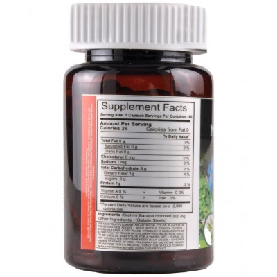 CIPZER Brahmi  Capsule 60 no.s