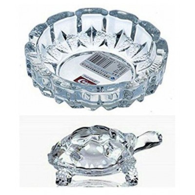 COMBO OF CRYSTAL TORTOISE WITH TRAY