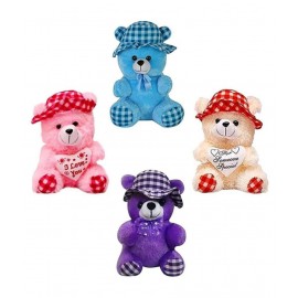 COMBO OF FOUR WAY TEDDY BEAR (28CM)