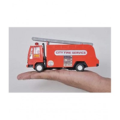 Car Toy for Kids Combo of Pull Back Action Creta KRT Car with Fire Tender Truck Toy Car for Kids and Boys