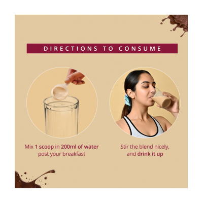 Carmesi Protein & Herbs for Women | 100% Vegan Pea Protein | Chocolate Flavoured | 500 gm (16 Servings) | Plant-Based