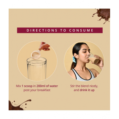 Carmesi Protein & Herbs for Women | 100% Vegan Pea Protein| Chocolate Flavoured | 225 gm (7 Servings) | Plant-Based