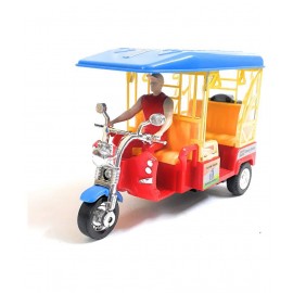 Centy E-Rickshaw, Plastic Toy with Rubber Tyre, Pull Back, DieCast Centy E-Rickshaw, Plastic Toy with Rubber Tyre, Pull Back, DieCast