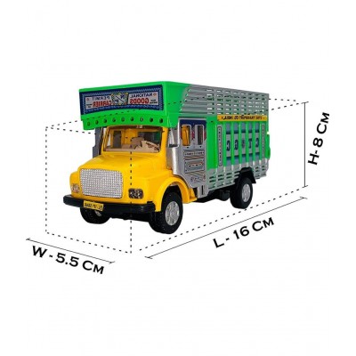 Centy Toys Combo of Pull Back Action SUV Innova Car with Public Truck Toy Car for Kid (Color May Vary)