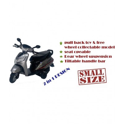 Centy Toys Pull Back Action Activa Bike Toy for Kids (Color May Vary)