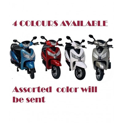 Centy Toys Pull Back Action Activa Bike Toy for Kids (Color May Vary)