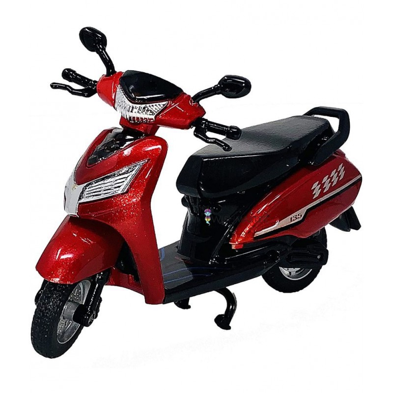 Centy Toys Pull Back Action Activa Bike Toy for Kids (Color May Vary)