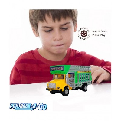 Centy Toys Pull Back Action Public kids Truck Toy for Kids (Color May Vary)