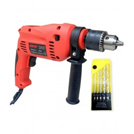 Cheston - CH-13MM. 5WALL 650W 15mm Corded Drill Machine with Bits